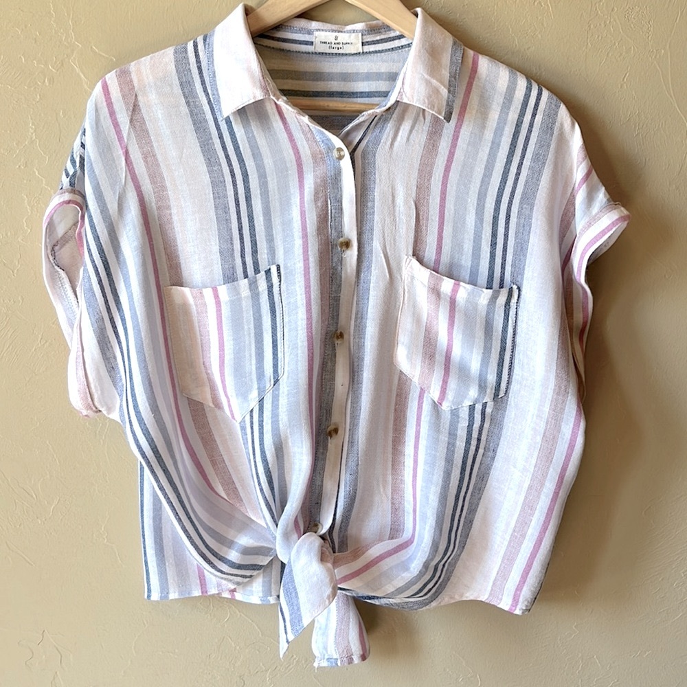 Linen spring/summer top